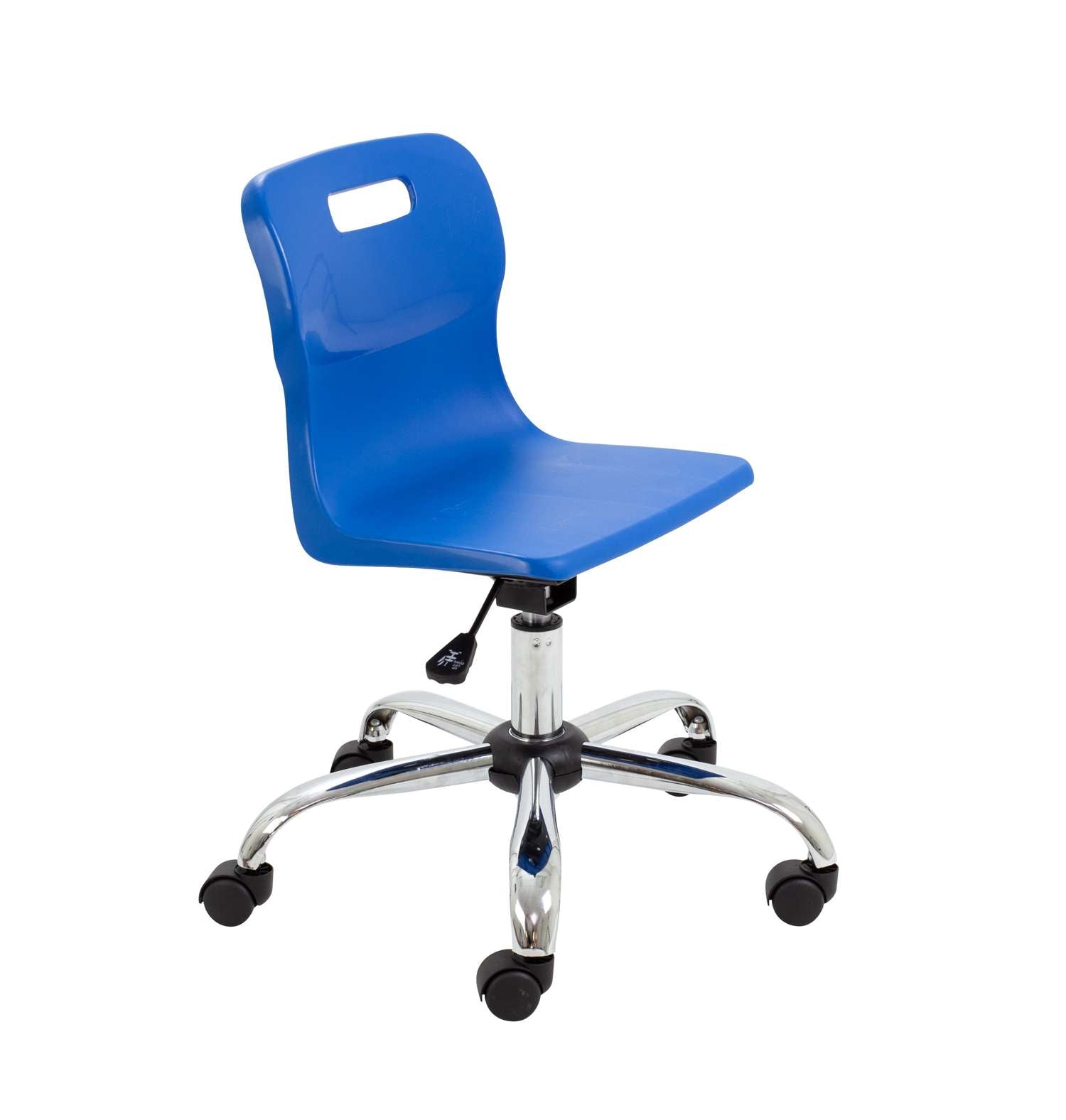 Titan Swivel Junior Chair with Chrome Base and Castors