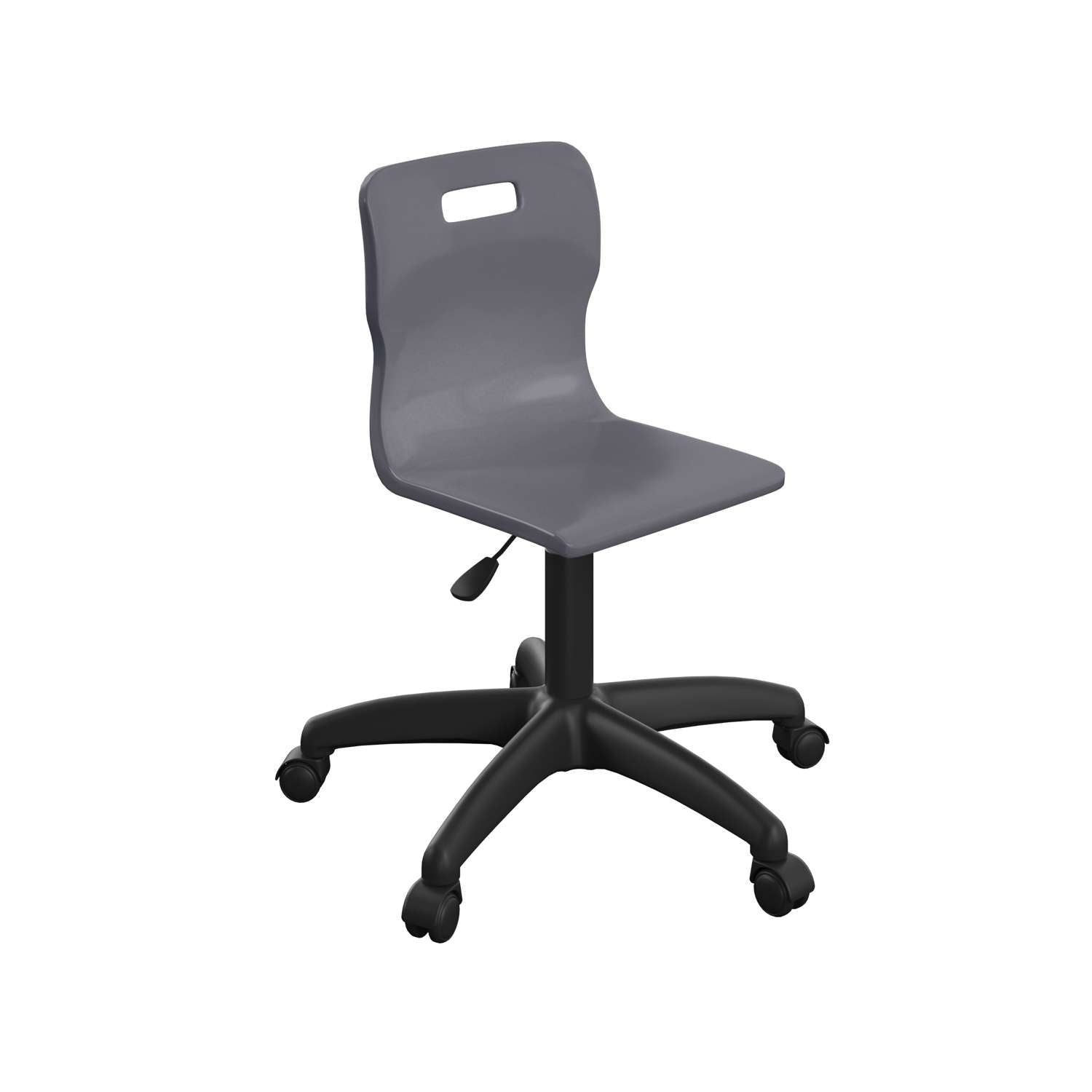 Titan Swivel Junior Chair with Plastic Base and Castors