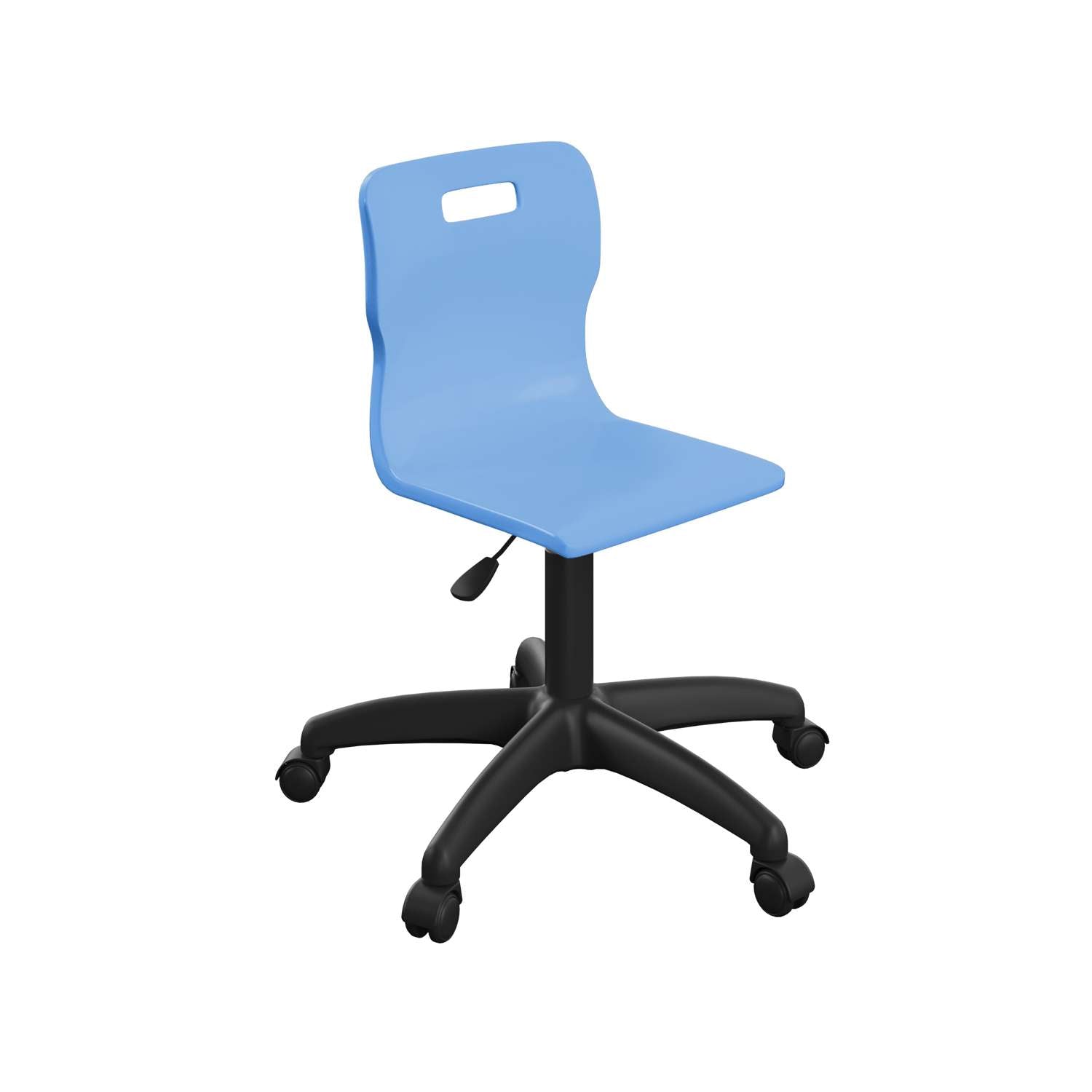 Titan Swivel Junior Chair with Plastic Base and Castors