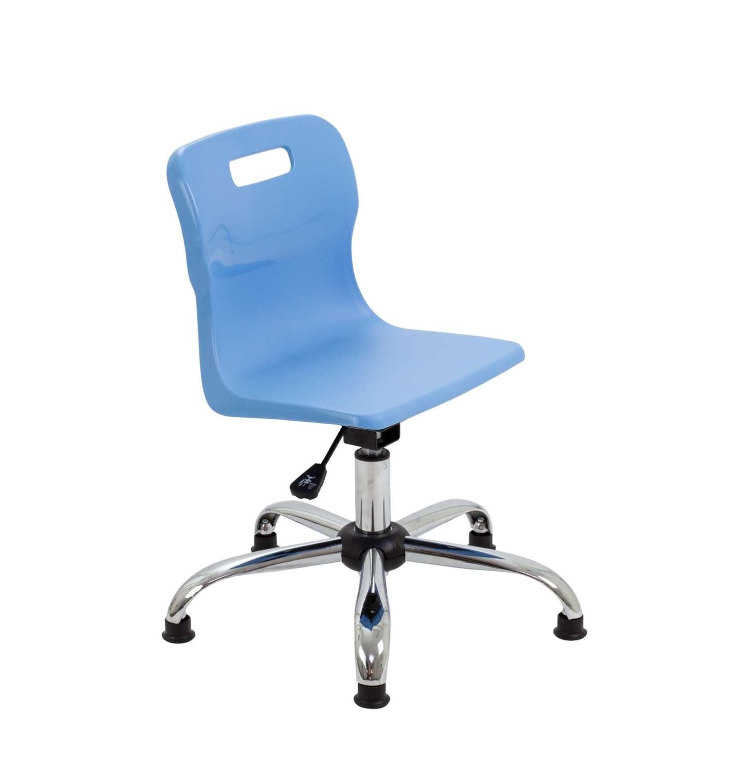 Titan Swivel Junior Chair with Plastic Base and Glides