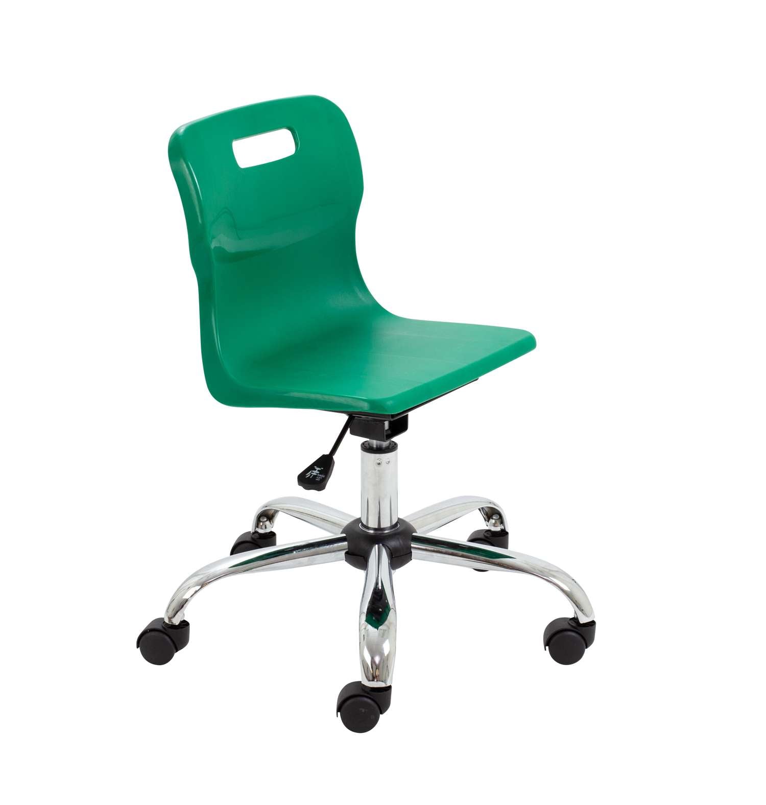 Titan Swivel Junior Chair with Chrome Base and Castors