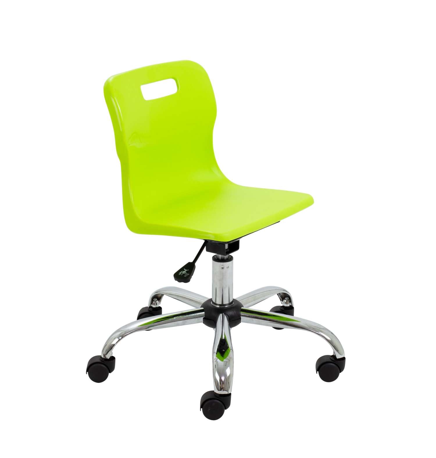 Titan Swivel Junior Chair with Chrome Base and Castors