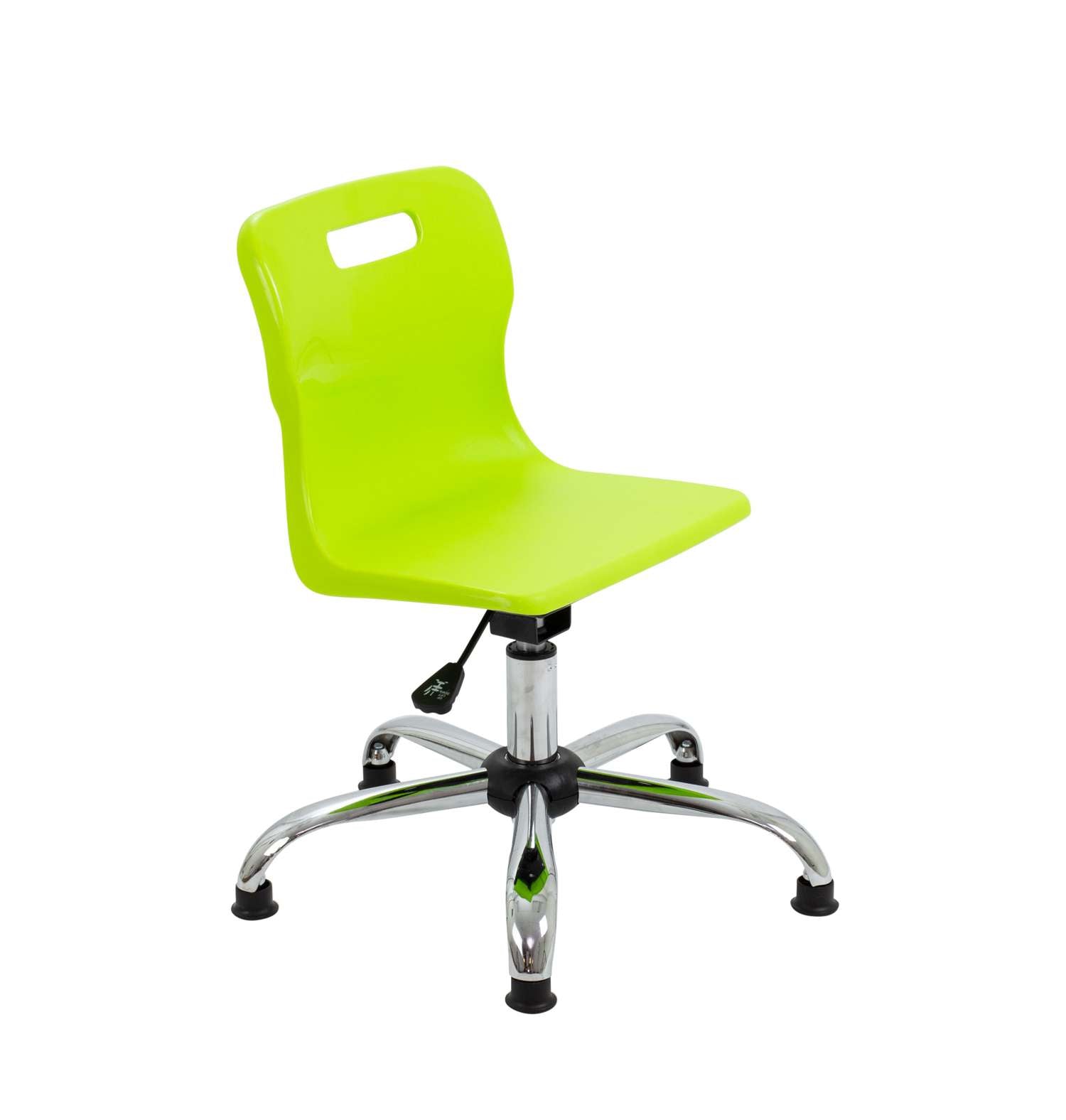 Titan Swivel Junior Chair with Chrome Base and Glides