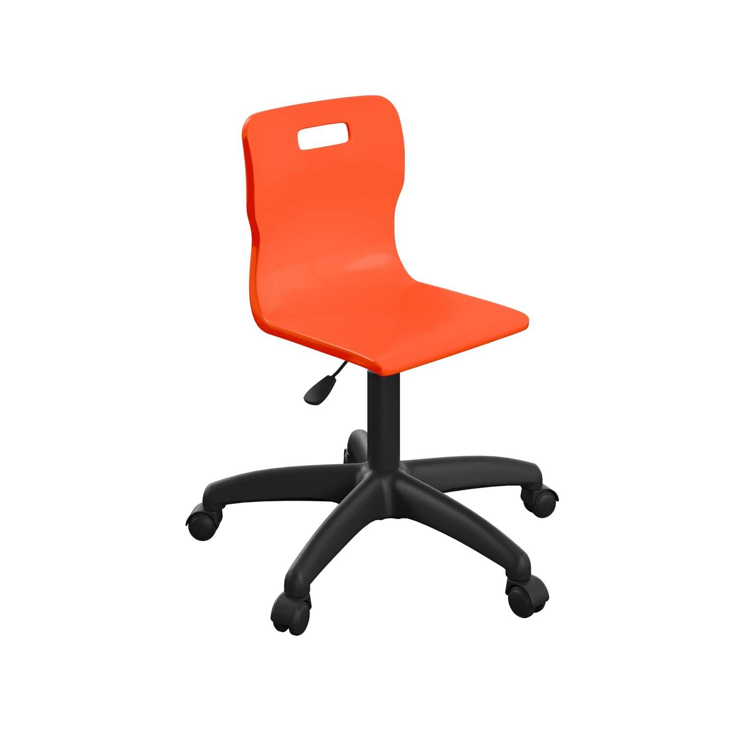 Titan Swivel Junior Chair with Plastic Base and Castors