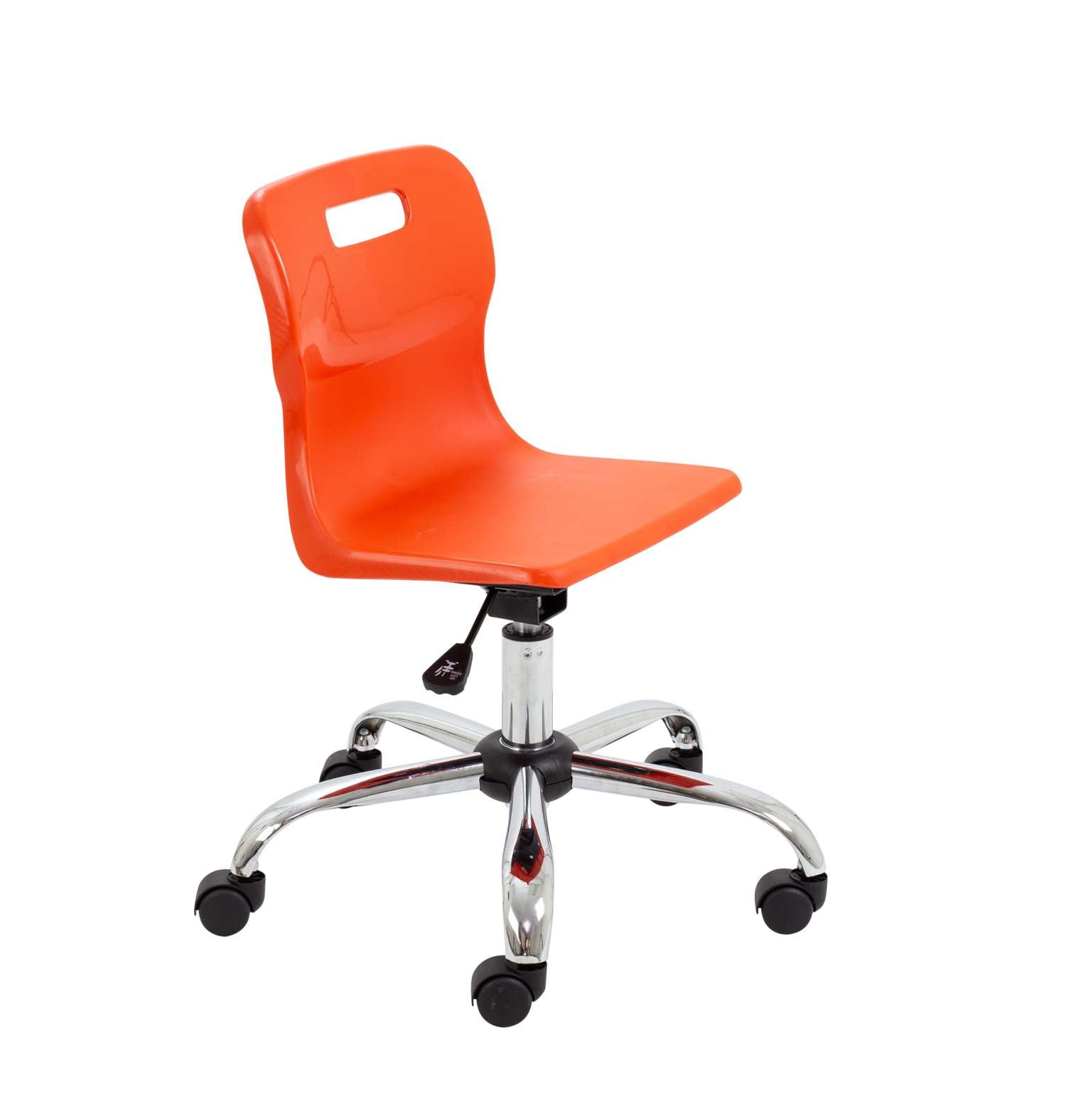 Titan Swivel Junior Chair with Chrome Base and Castors