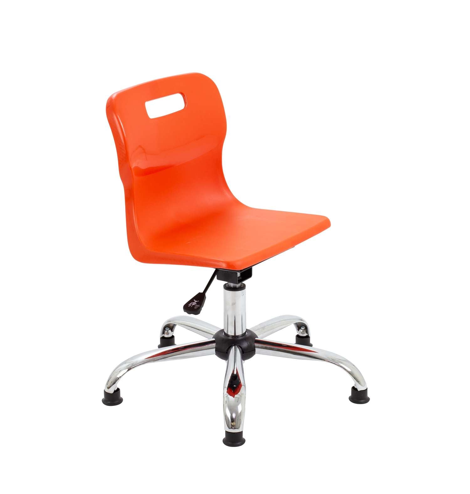 Titan Swivel Junior Chair with Chrome Base and Glides