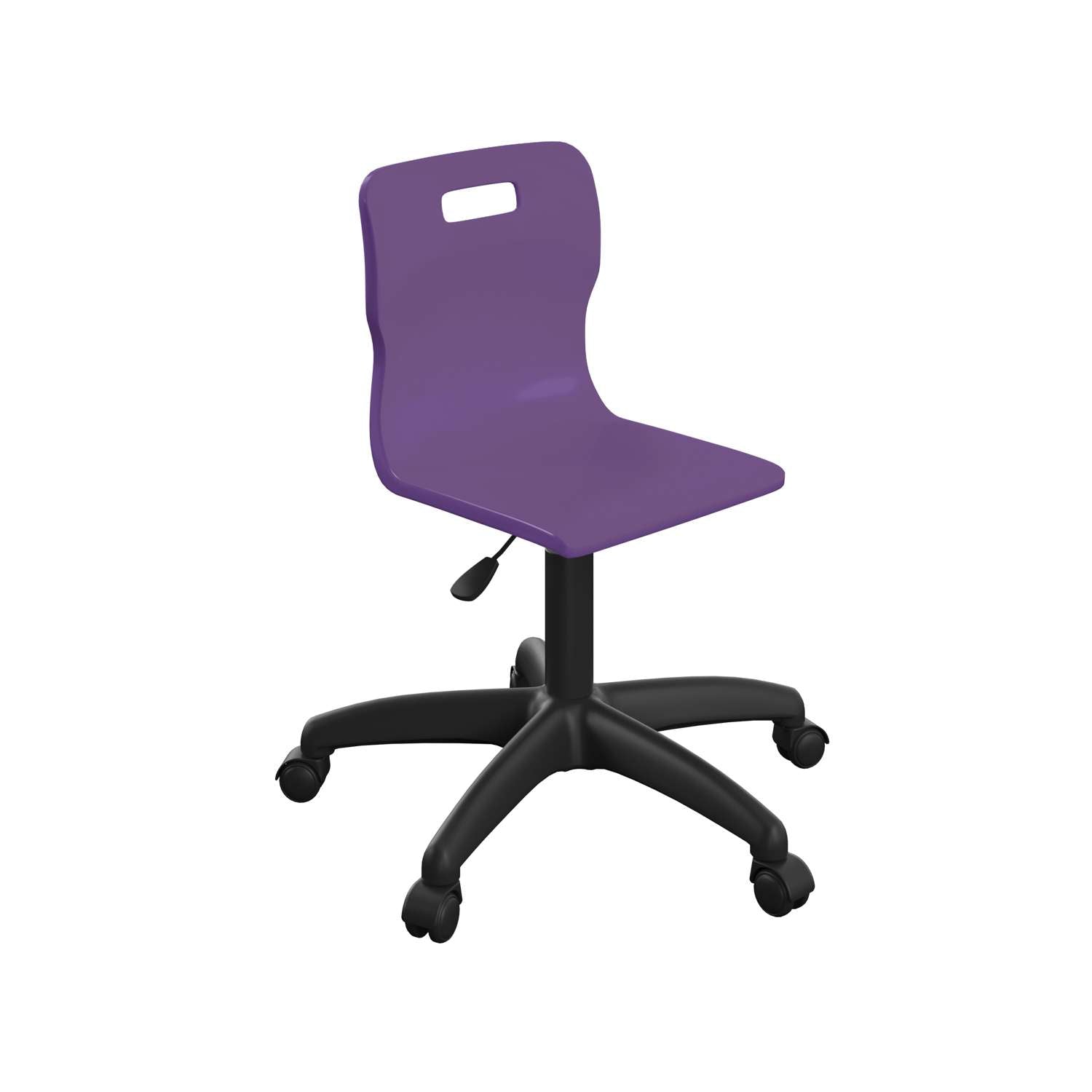 Titan Swivel Junior Chair with Plastic Base and Castors