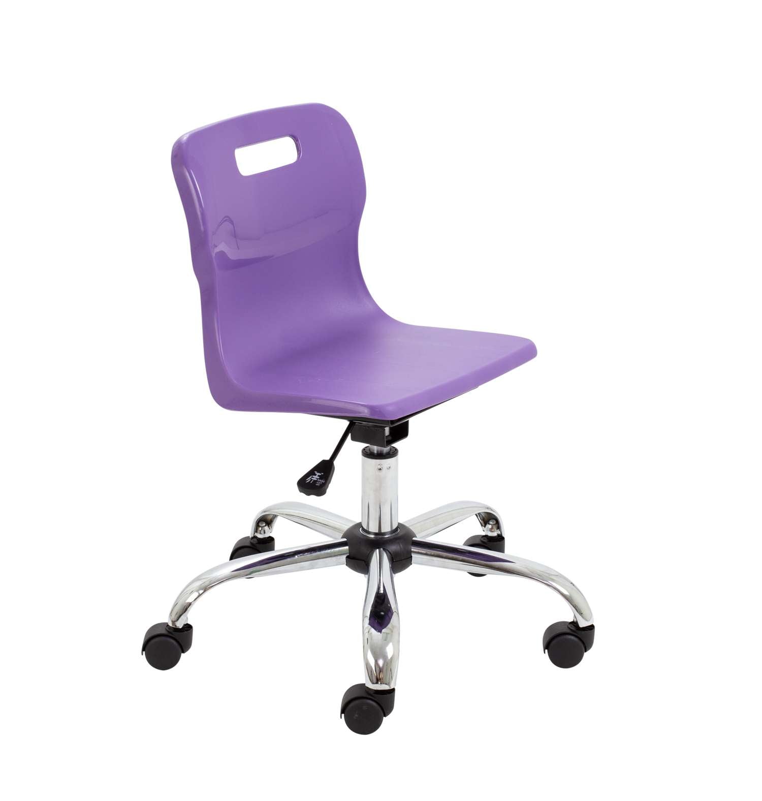 Titan Swivel Junior Chair with Chrome Base and Castors