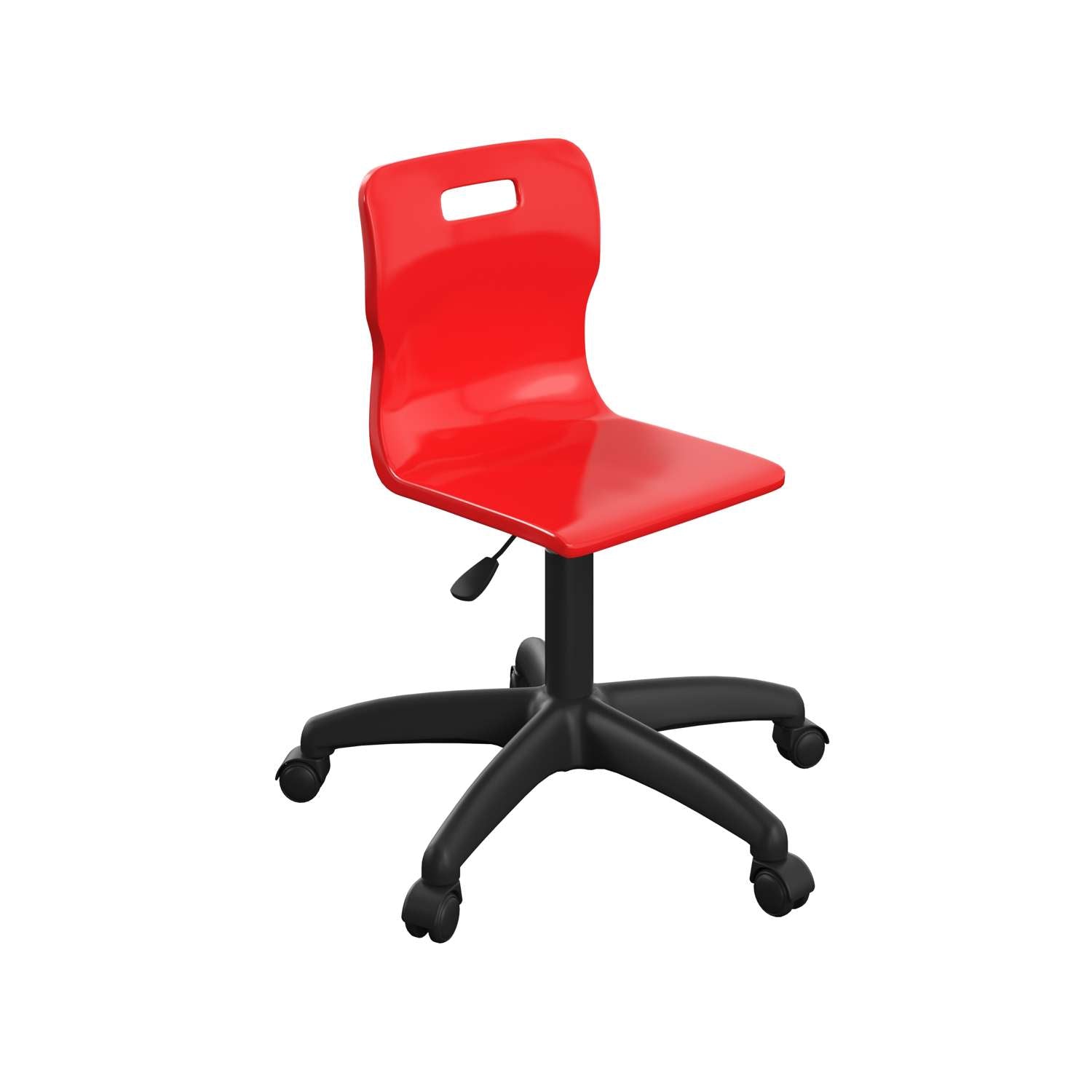 Titan Swivel Junior Chair with Plastic Base and Castors