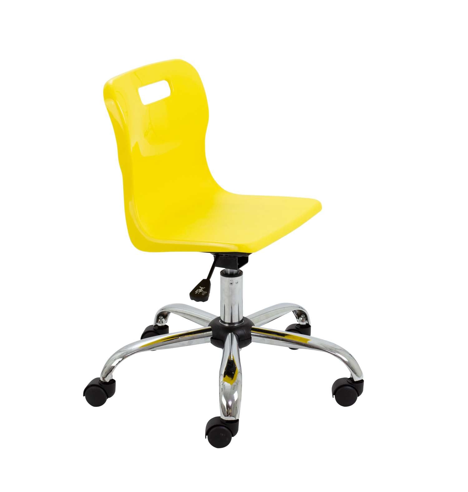 Titan Swivel Junior Chair with Chrome Base and Castors