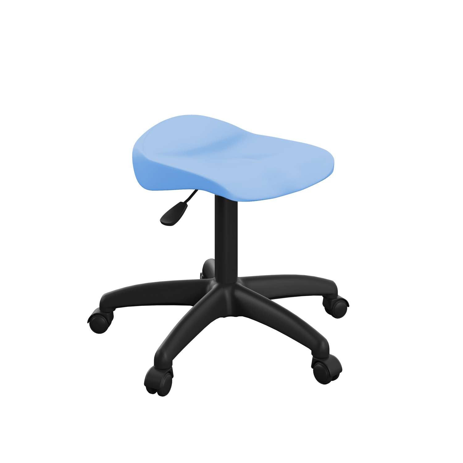 Titan Swivel Junior Stool with Plastic Base and Castors