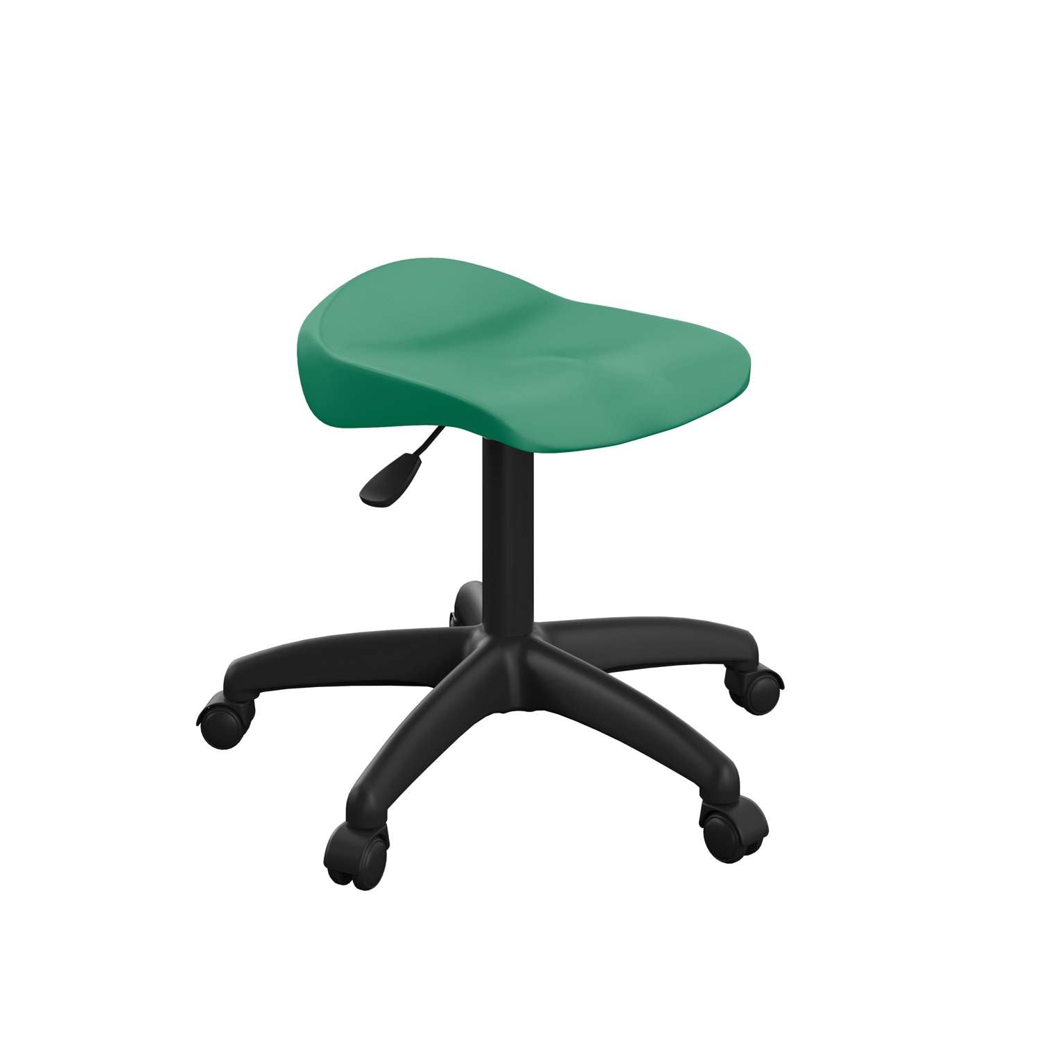 Titan Swivel Junior Stool with Plastic Base and Castors