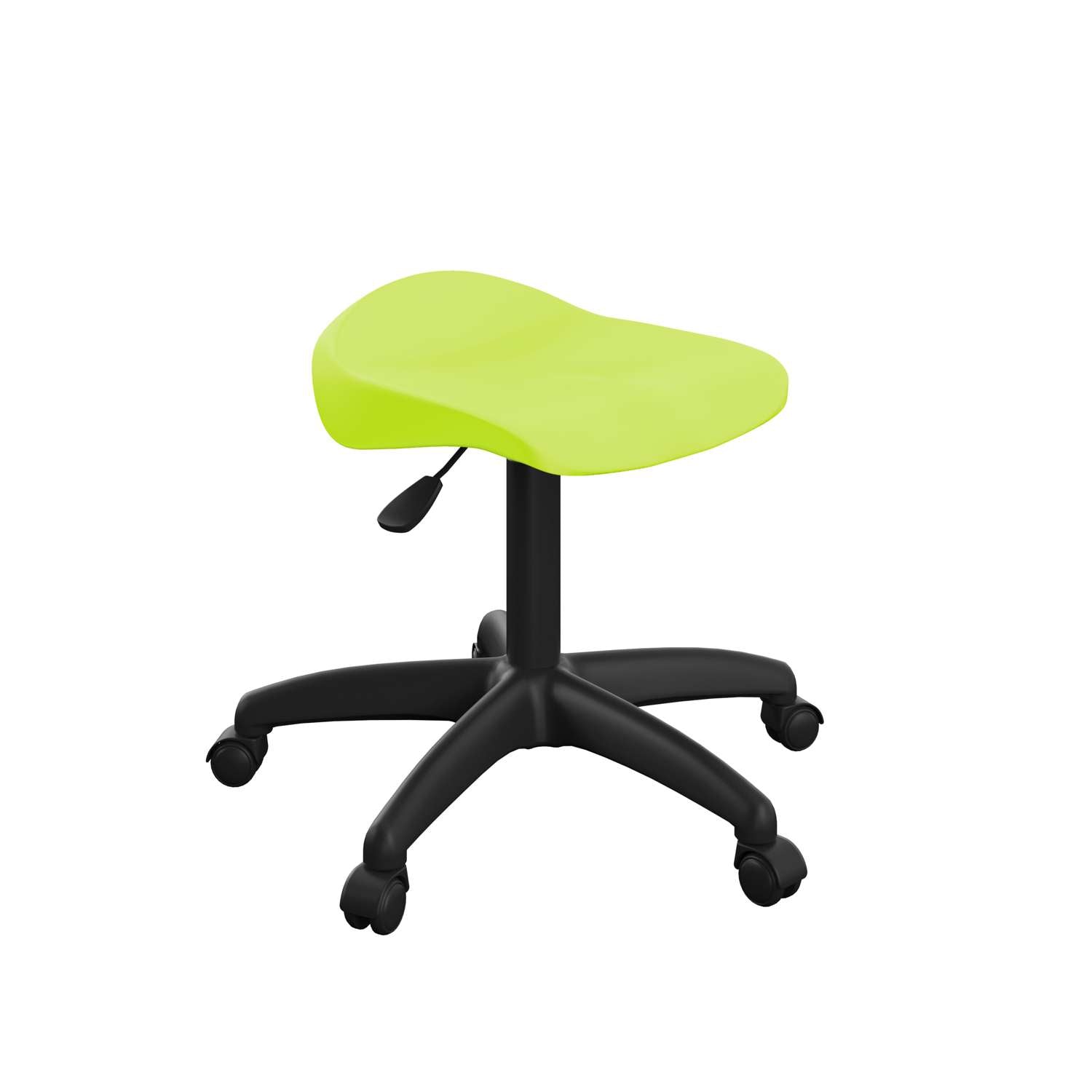 Titan Swivel Junior Stool with Plastic Base and Castors