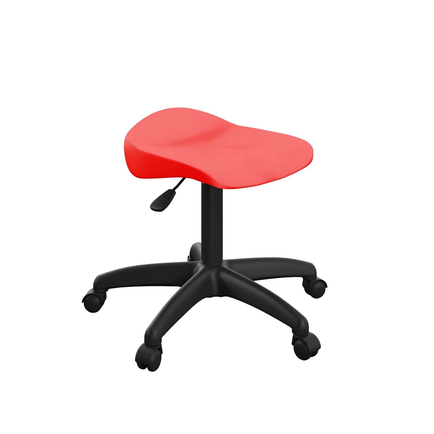 Titan Swivel Junior Stool with Plastic Base and Castors