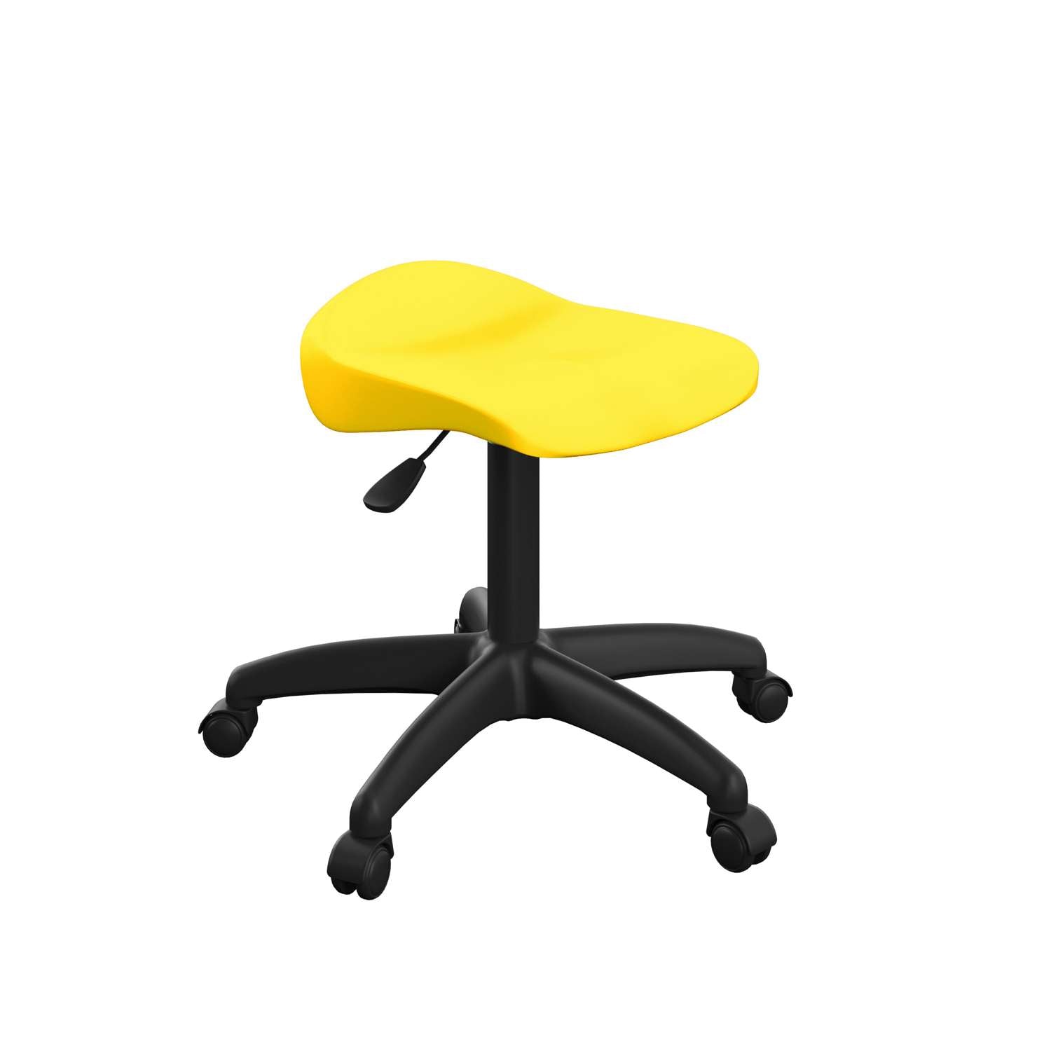 Titan Swivel Junior Stool with Plastic Base and Castors