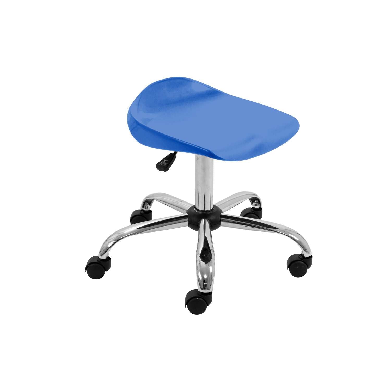 Titan Swivel Senior Stool with Chrome Base and Castors