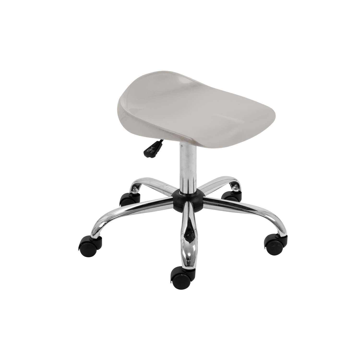 Titan Swivel Senior Stool with Chrome Base and Castors