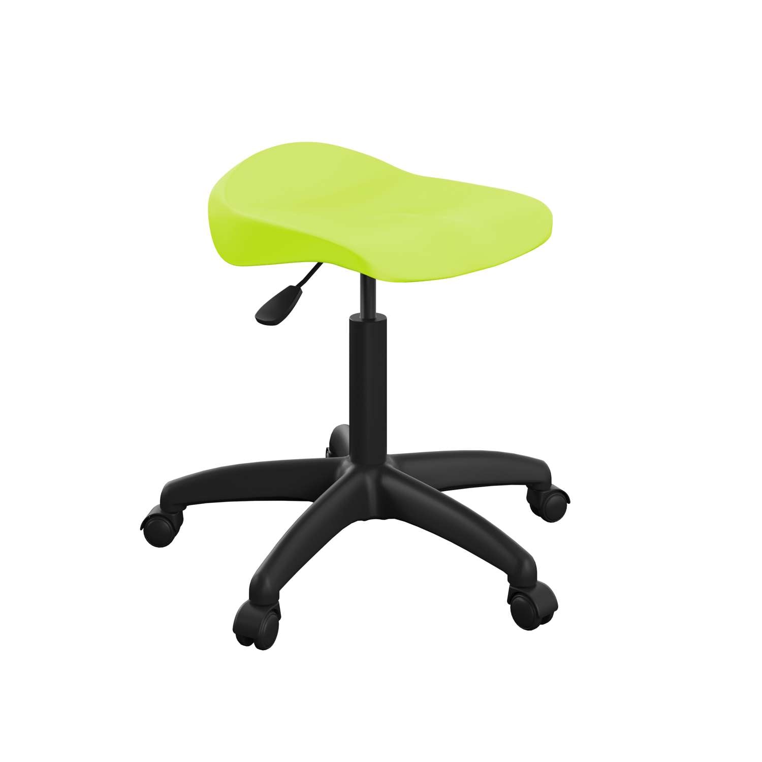 Titan Swivel Senior Stool with Plastic Base and Castors