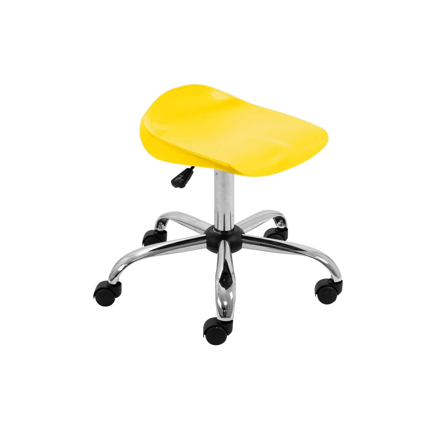 Titan Swivel Senior Stool with Chrome Base and Castors