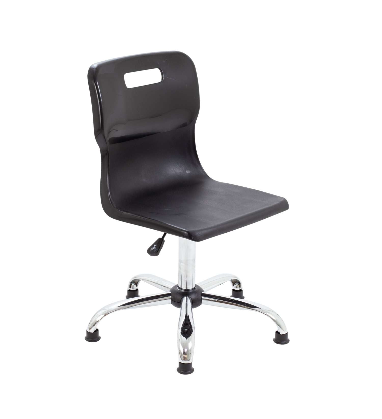 Titan Swivel Senior Chair with Chrome Base and Glides