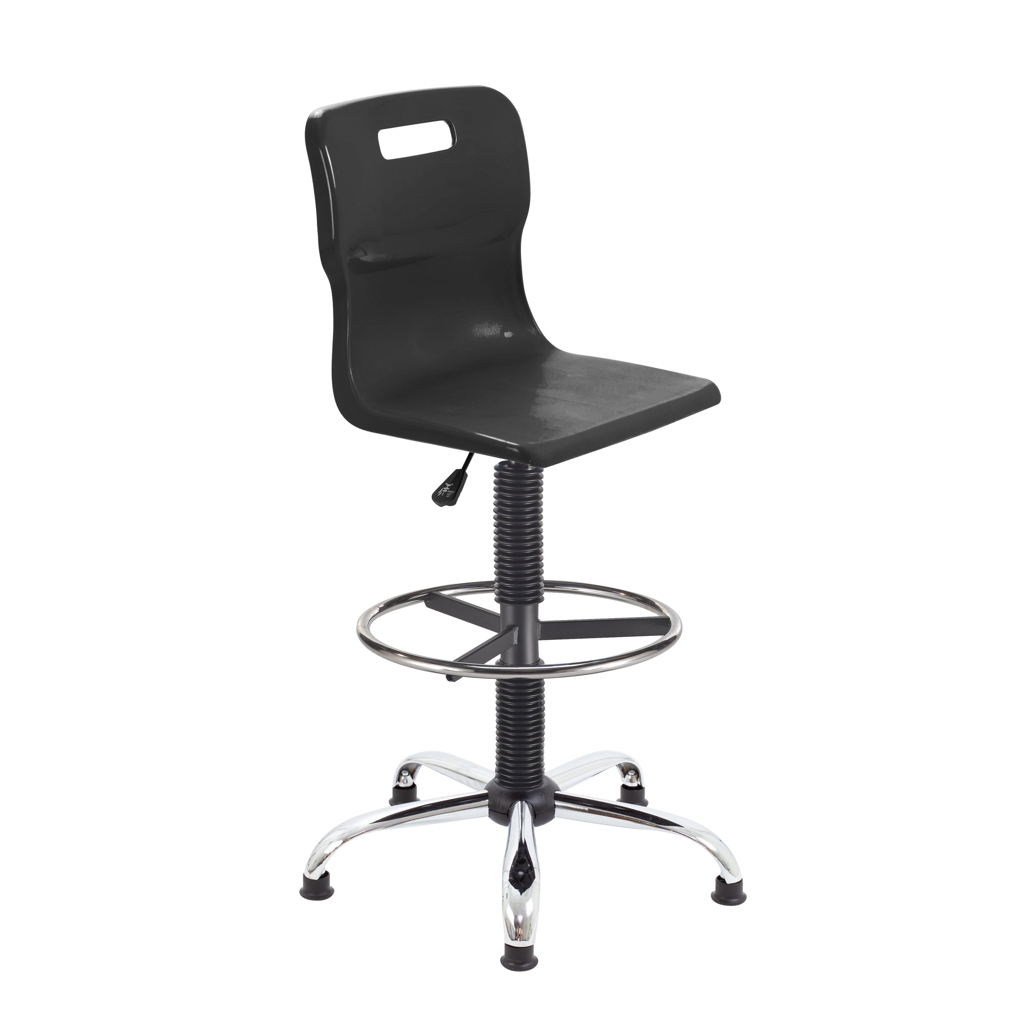 Titan Swivel Senior Chair with Chrome Base, Castors and D-Kit