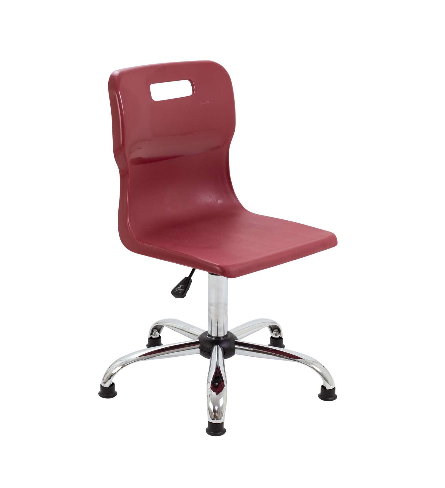 Titan Swivel Senior Chair with Chrome Base and Glides