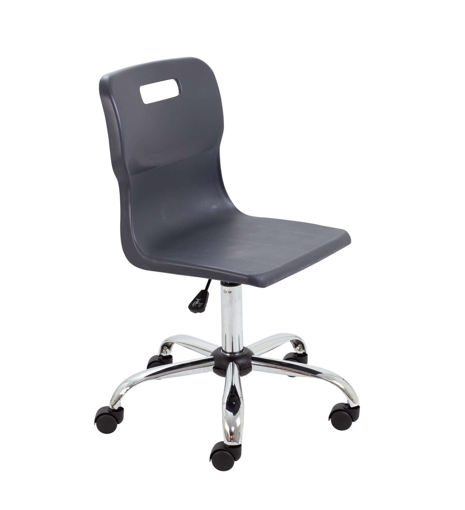 Titan Swivel Senior Chair with Chrome Base and Castors