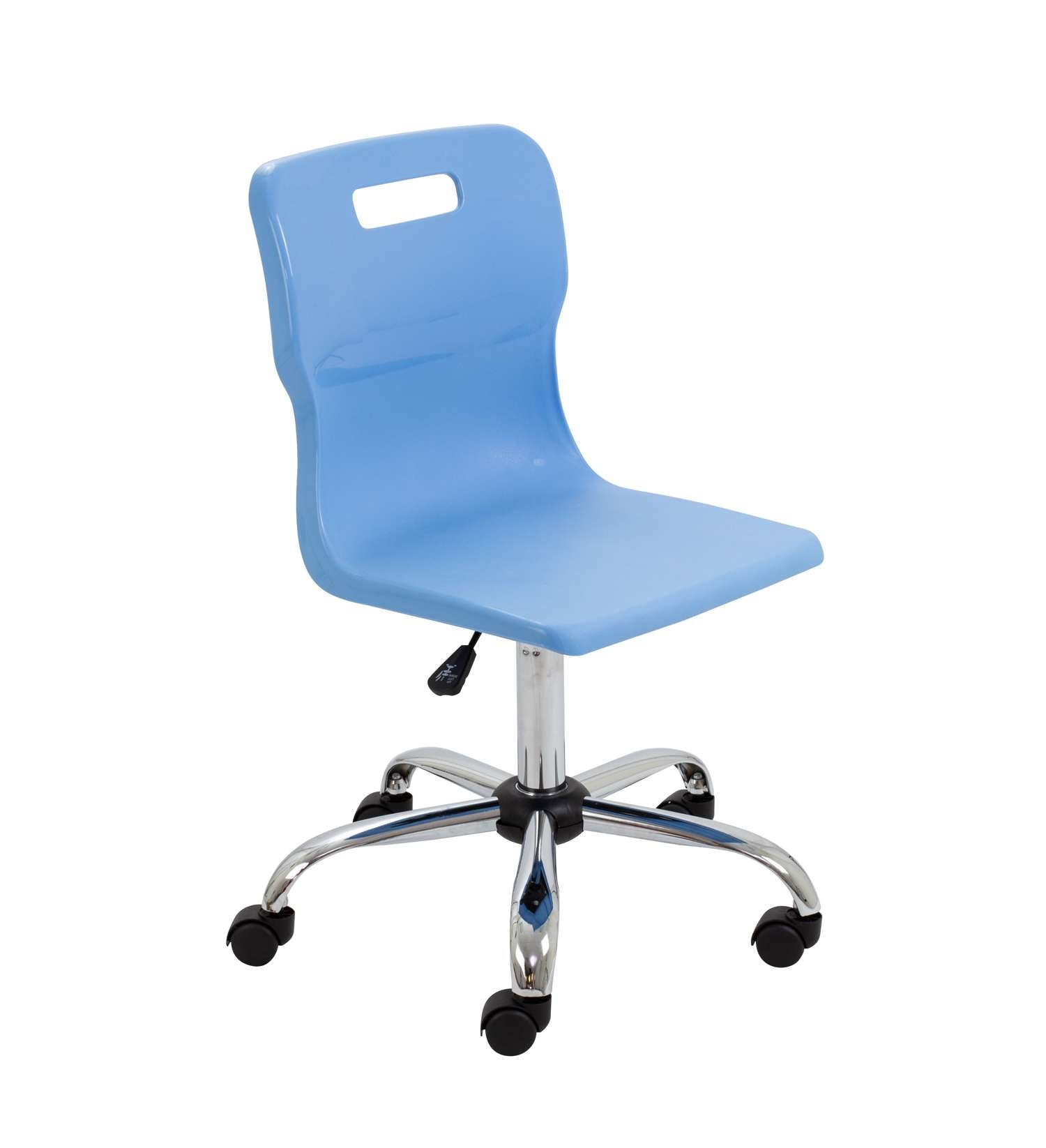 Titan Swivel Senior Chair with Chrome Base and Castors