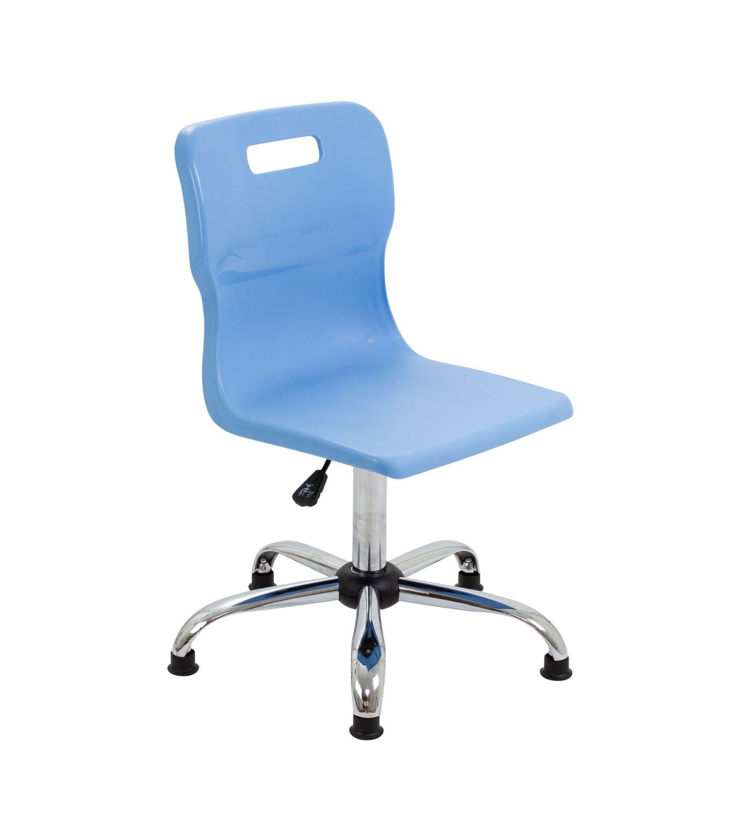 Titan Swivel Senior Chair with Chrome Base and Glides