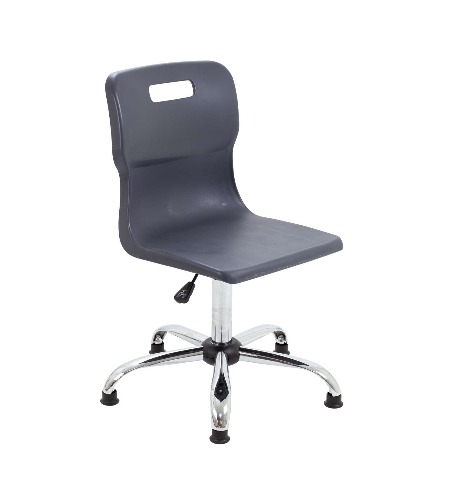 Titan Swivel Senior Chair with Chrome Base and Glides