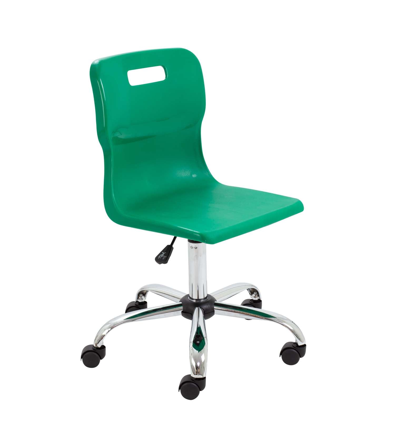 Titan Swivel Senior Chair with Chrome Base and Castors