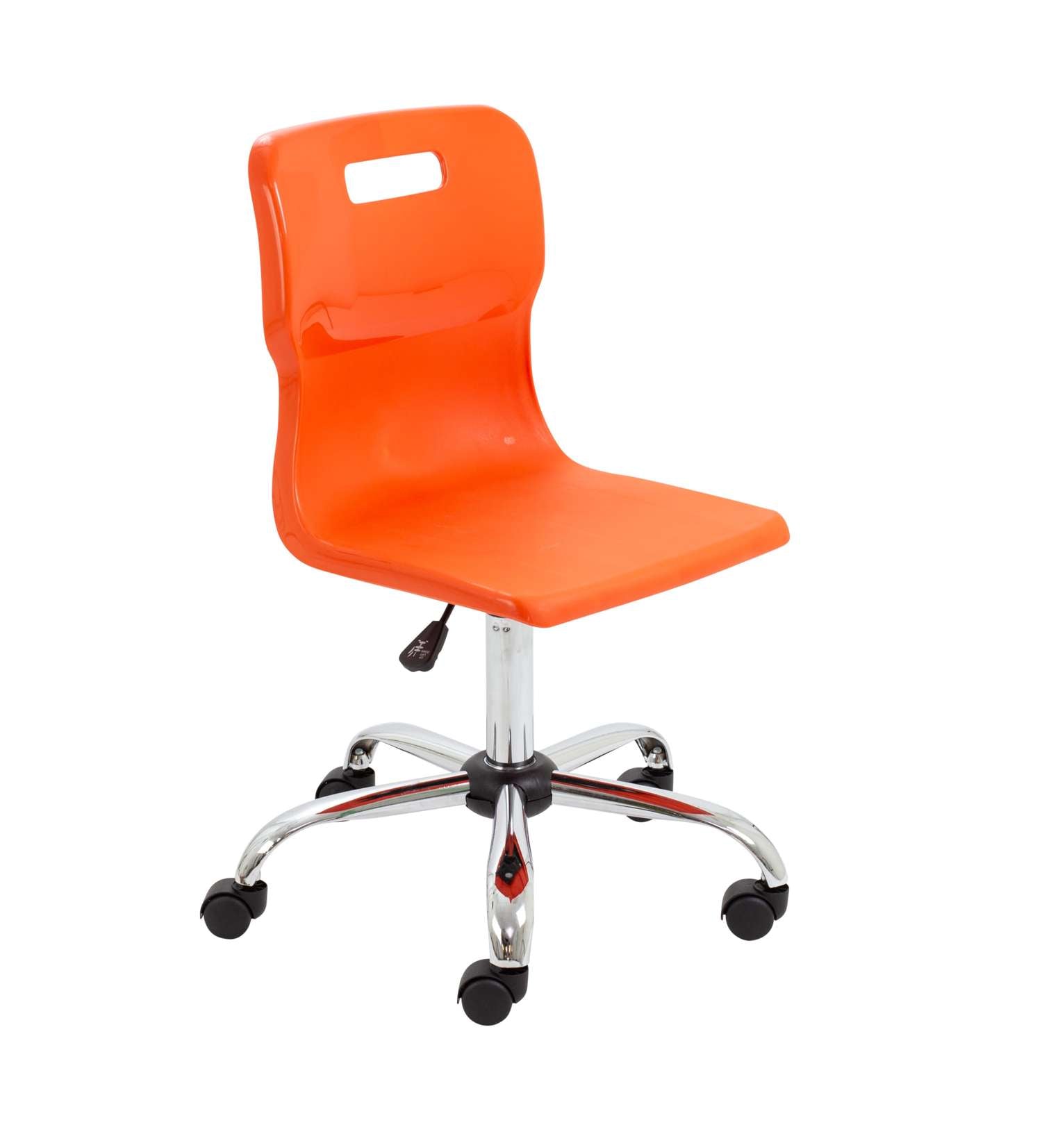 Titan Swivel Senior Chair with Chrome Base and Castors