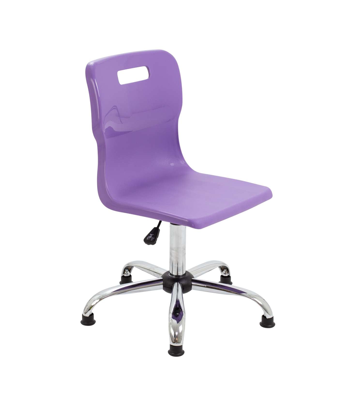 Titan Swivel Senior Chair with Chrome Base and Glides