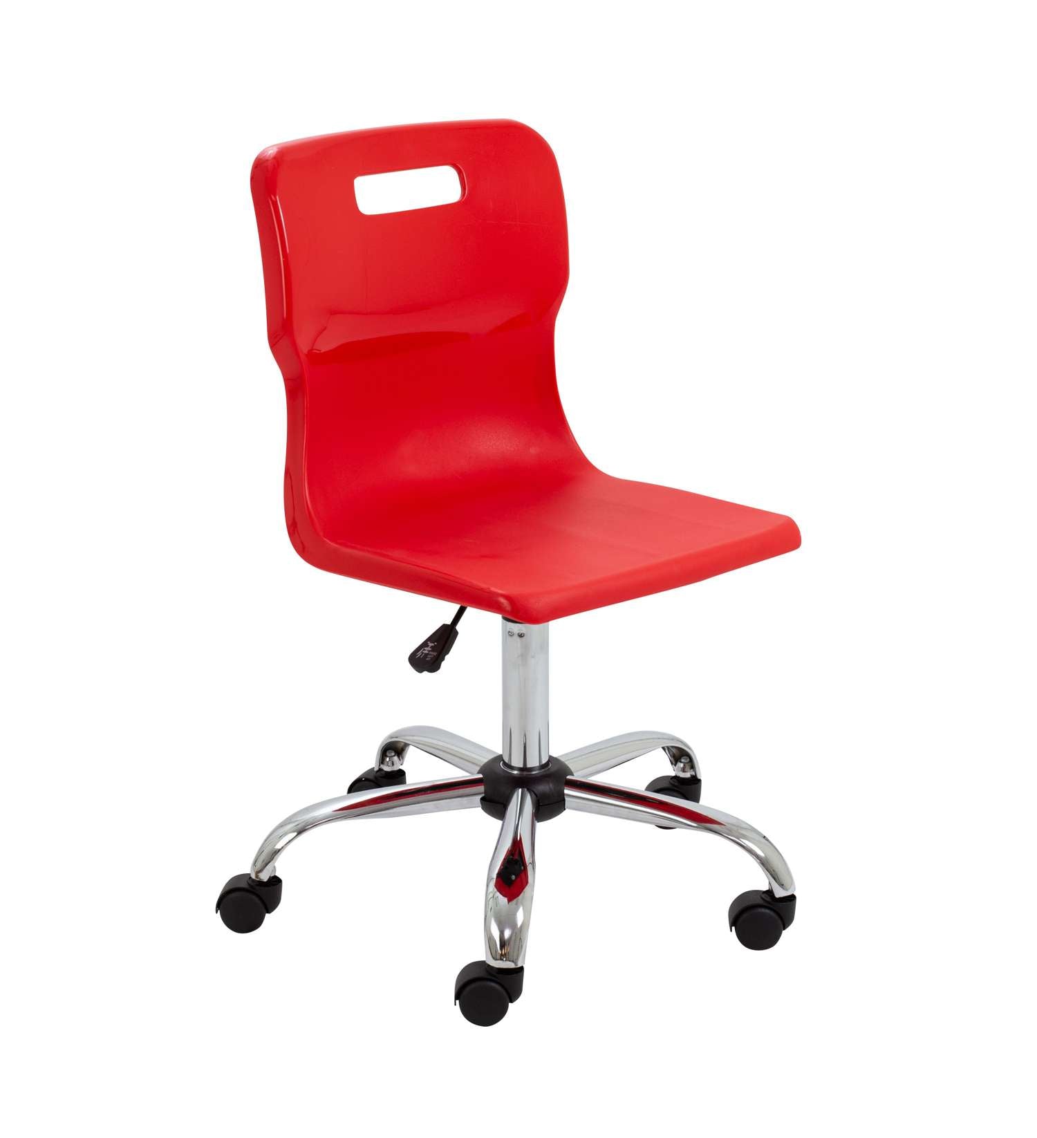 Titan Swivel Senior Chair with Chrome Base and Castors