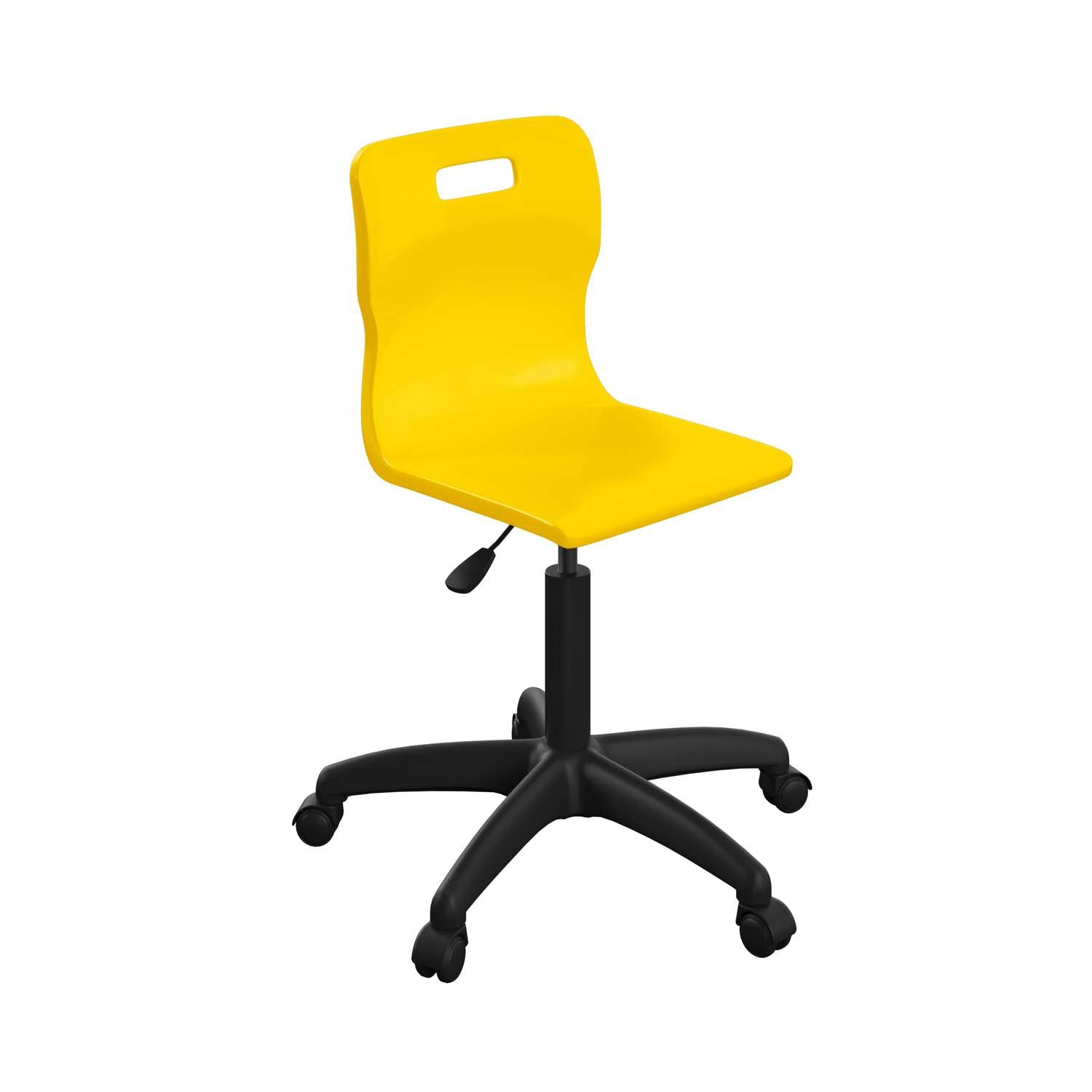 Titan Swivel Senior Chair with Plastic Base and Castors