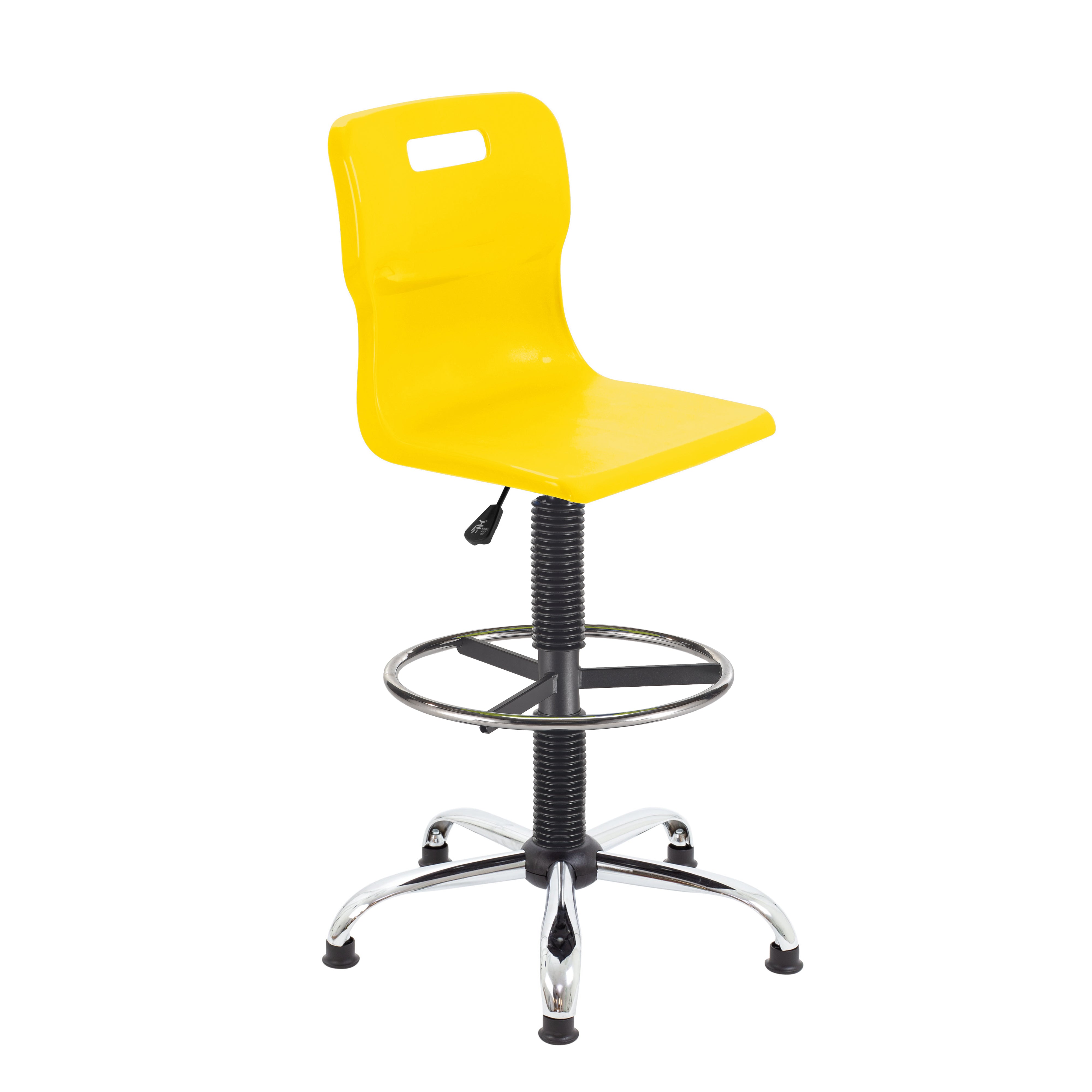 Titan Swivel Senior Chair with Chrome Base, Castors and D-Kit