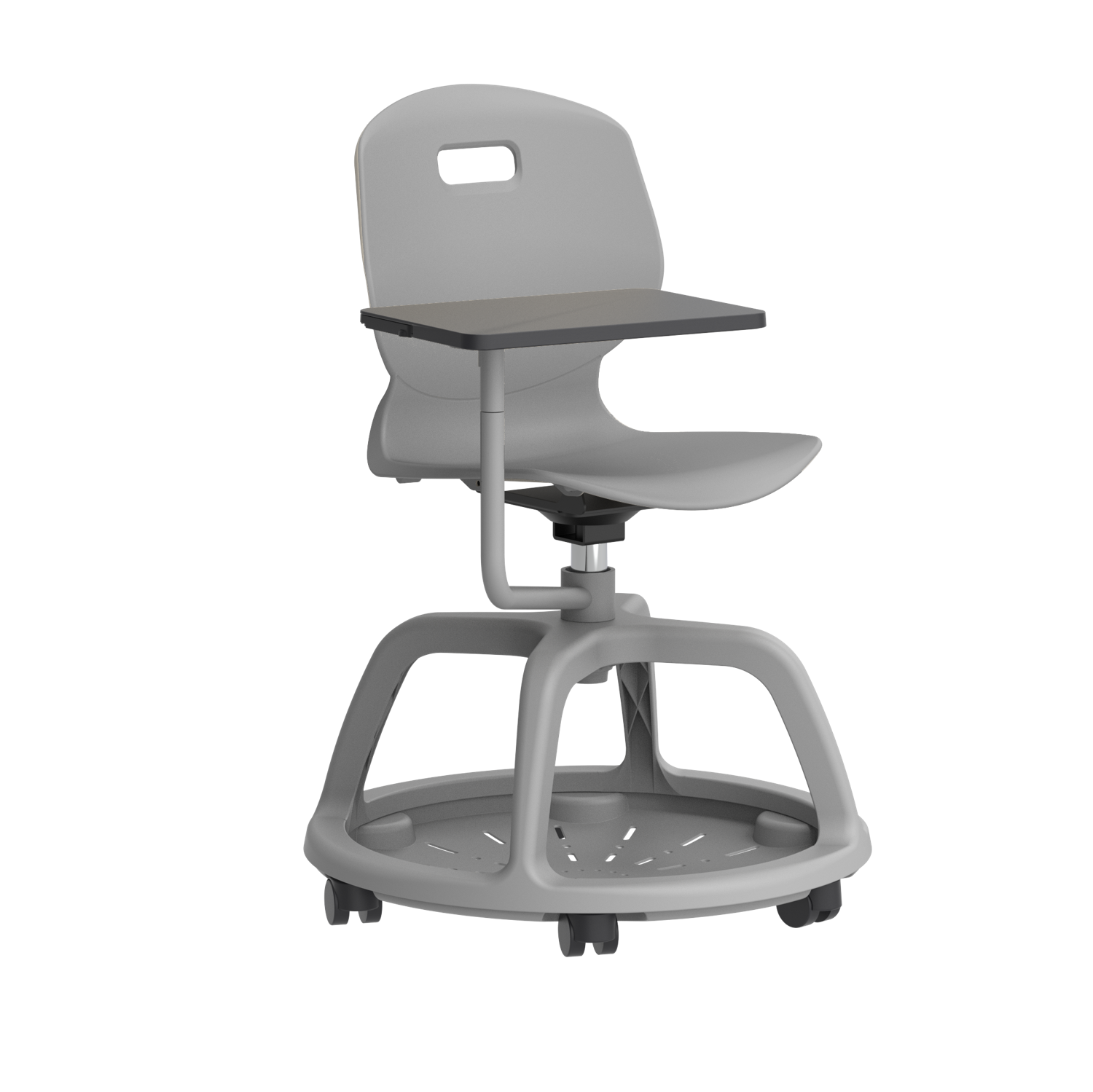 Arc Community Swivel Chair With Arm Tablet