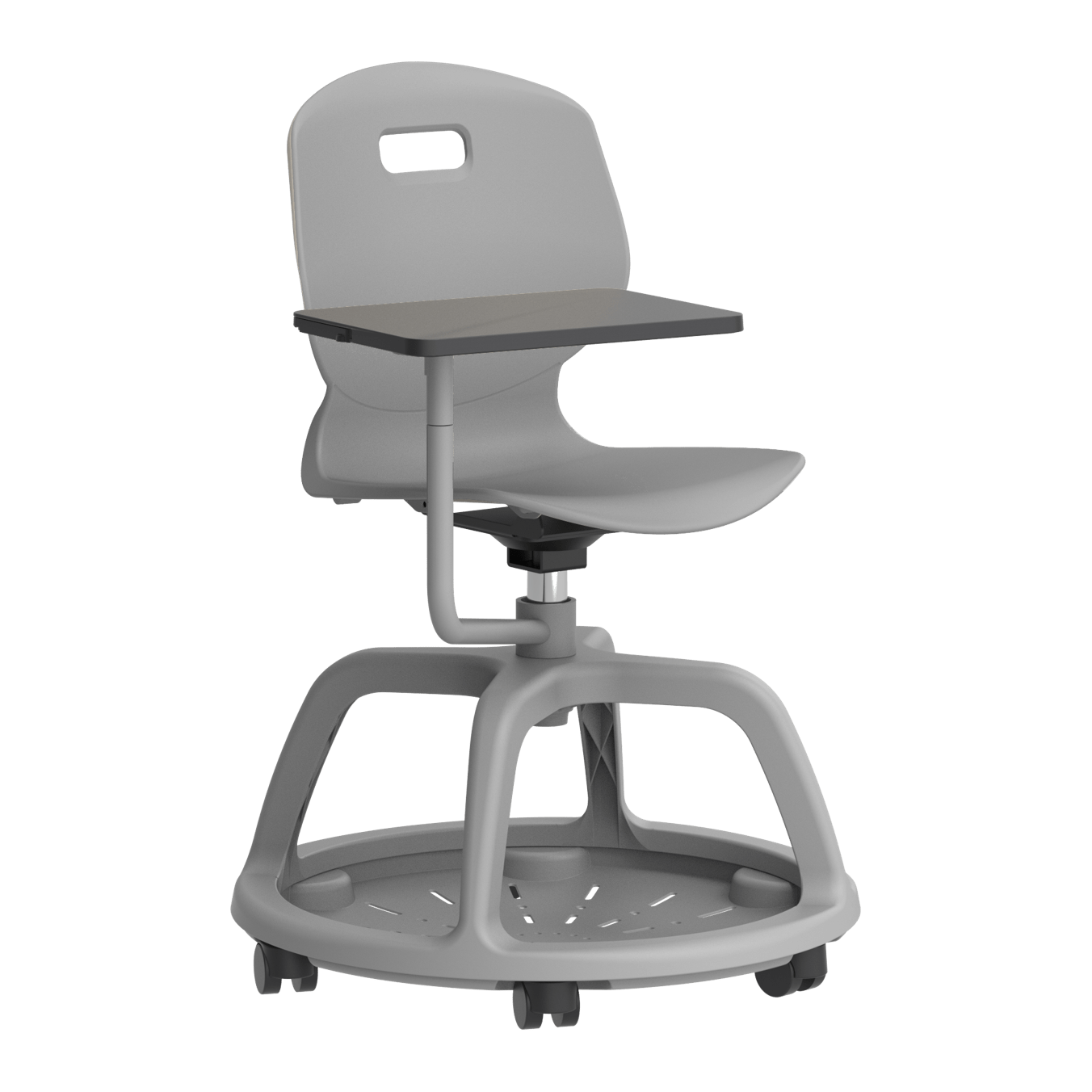 Arc Community Swivel Chair With Arm Tablet