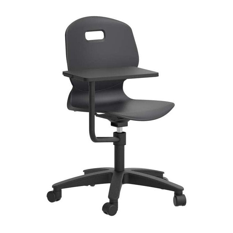 Arc Swivel Chair With Arm Tablet