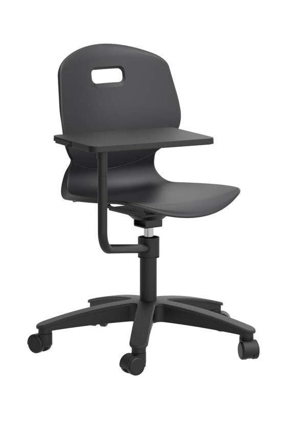 Arc Swivel Chair With Arm Tablet