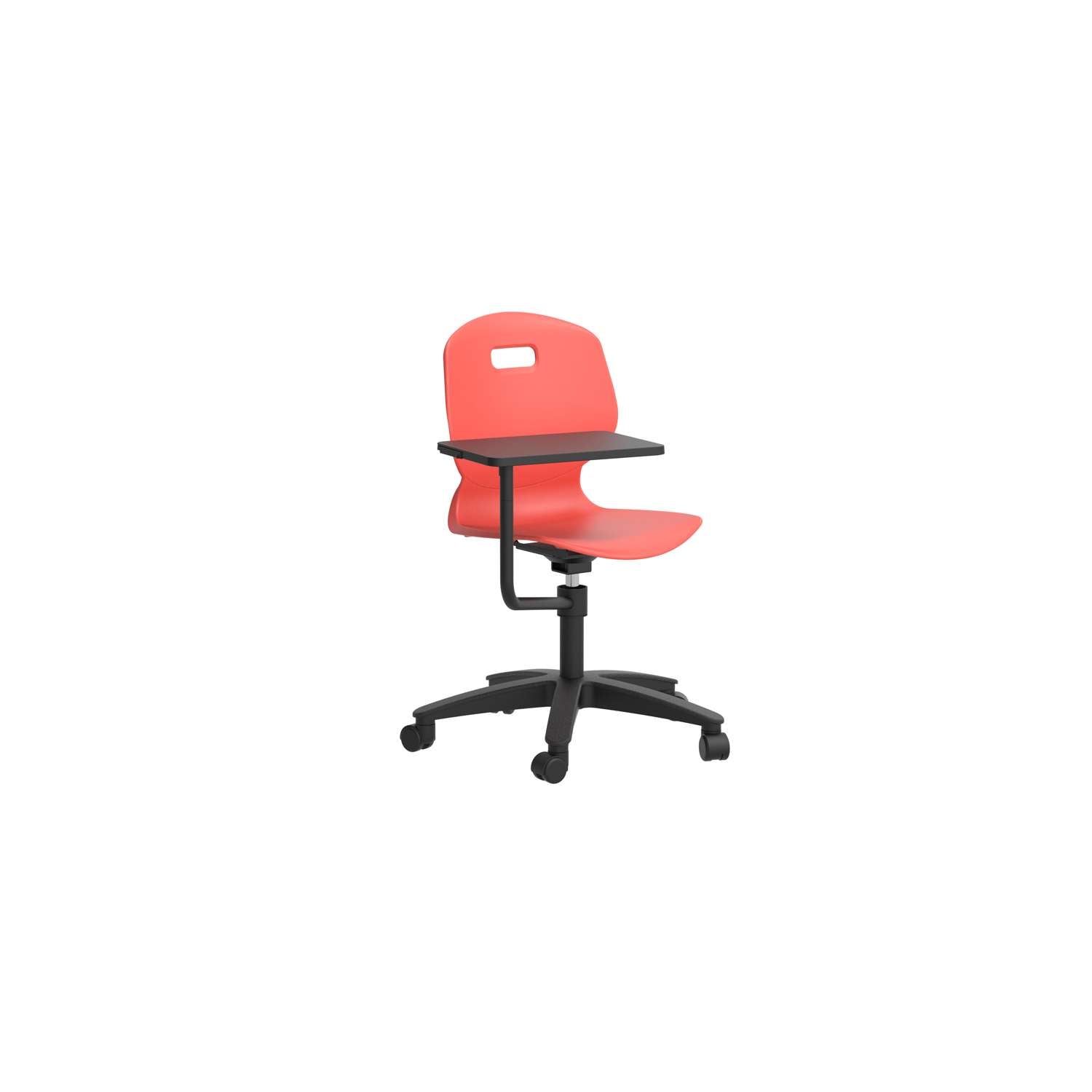 Arc Swivel Chair With Arm Tablet