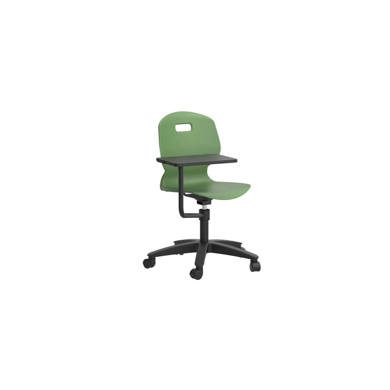 Arc Swivel Chair With Arm Tablet