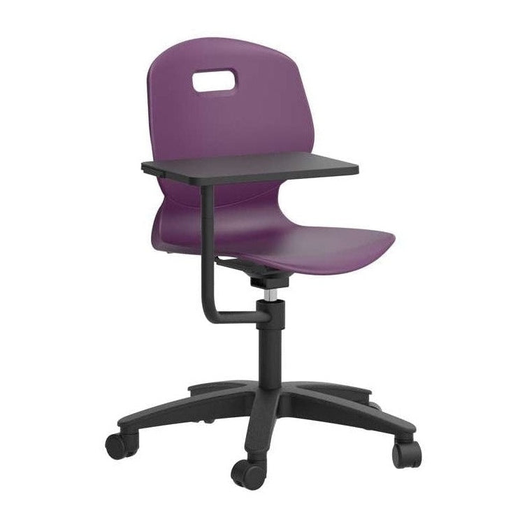 Arc Swivel Chair With Arm Tablet