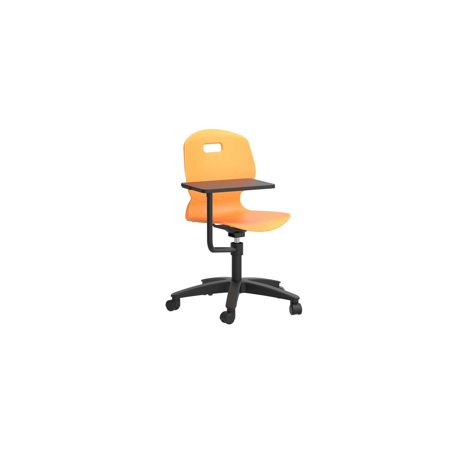 Arc Swivel Chair With Arm Tablet