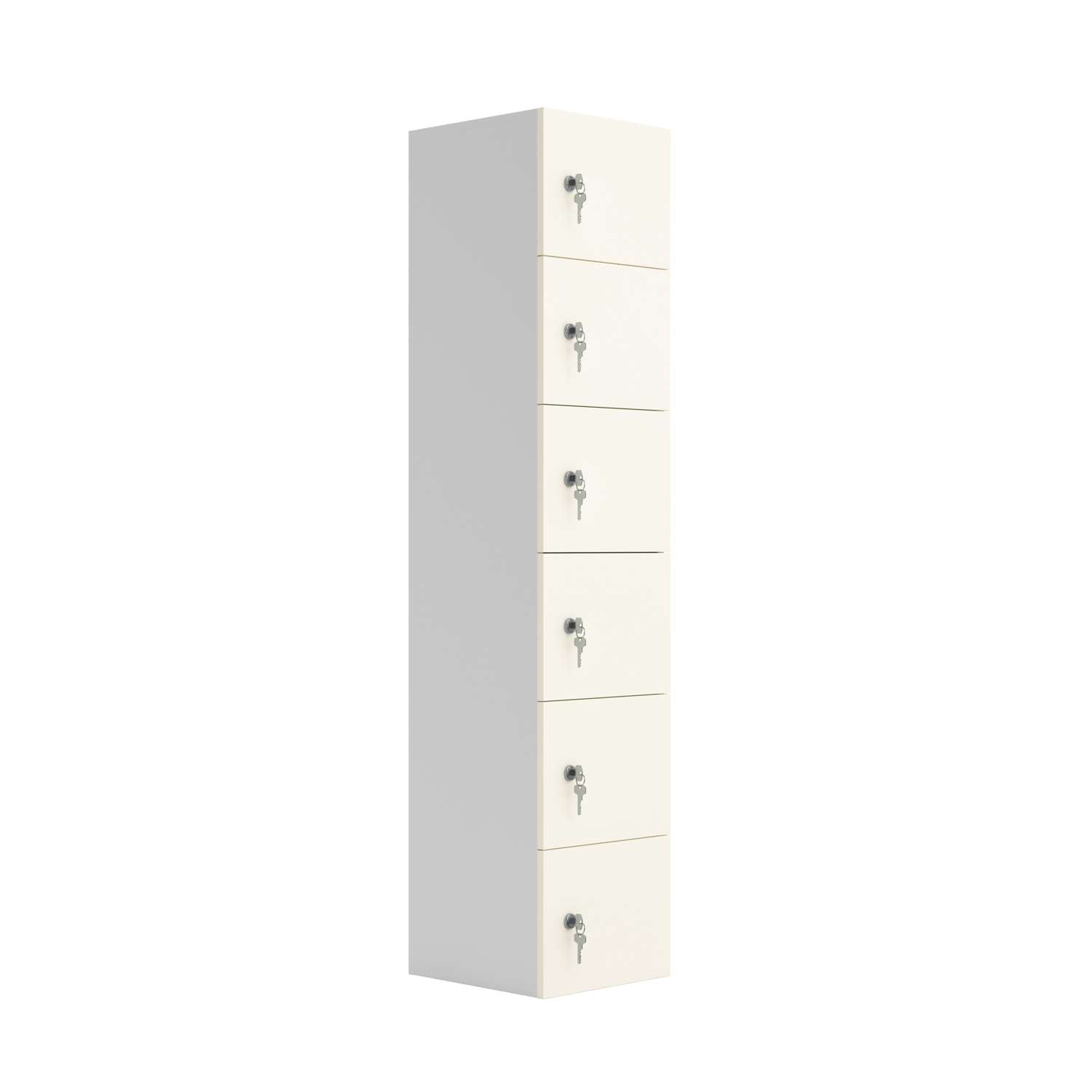 Six Door Unit Complete With Shelf, Coat Hooks, Cam Lock (FSC)