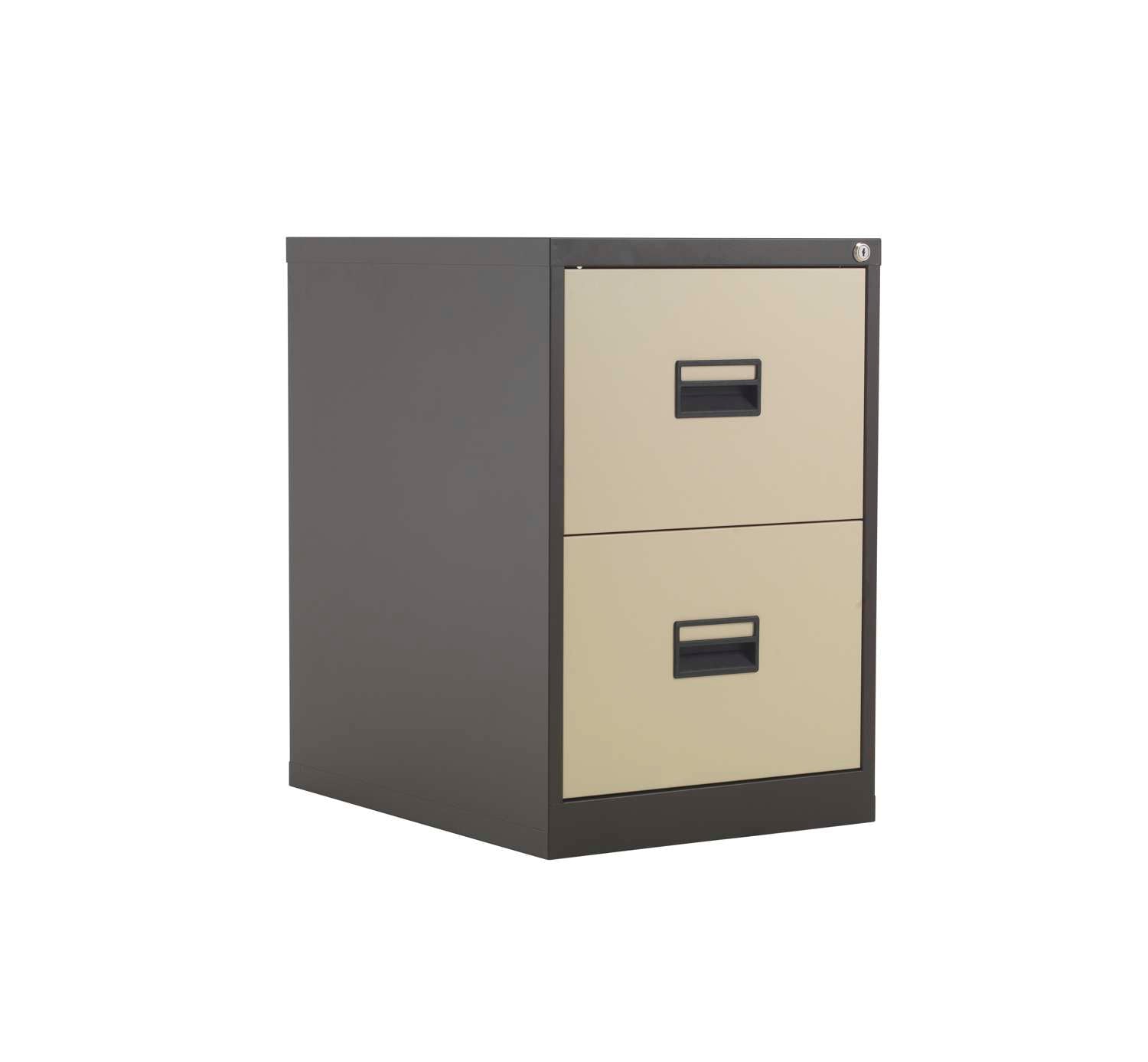 TC Steel 2 Drawer Filing Cabinet