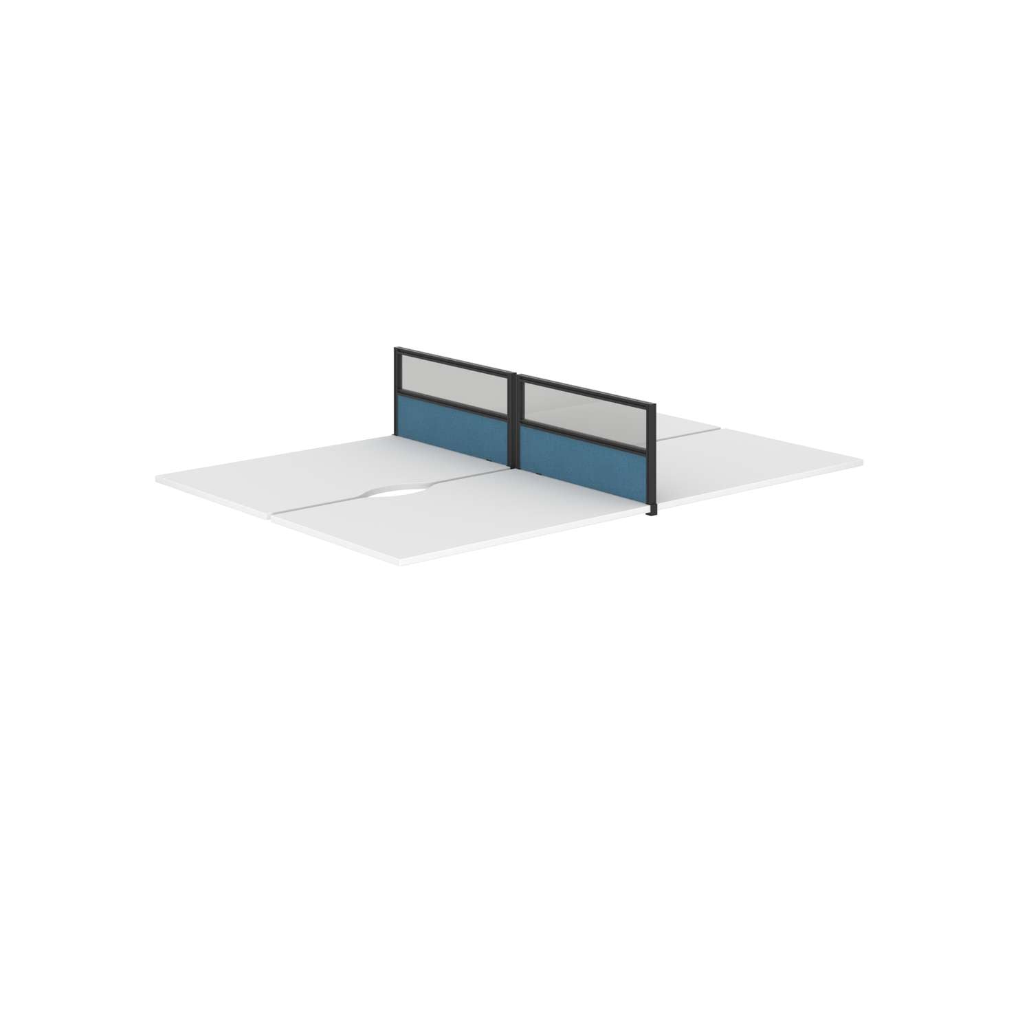 Toolrail Type 3 Half Glazed Return Screen