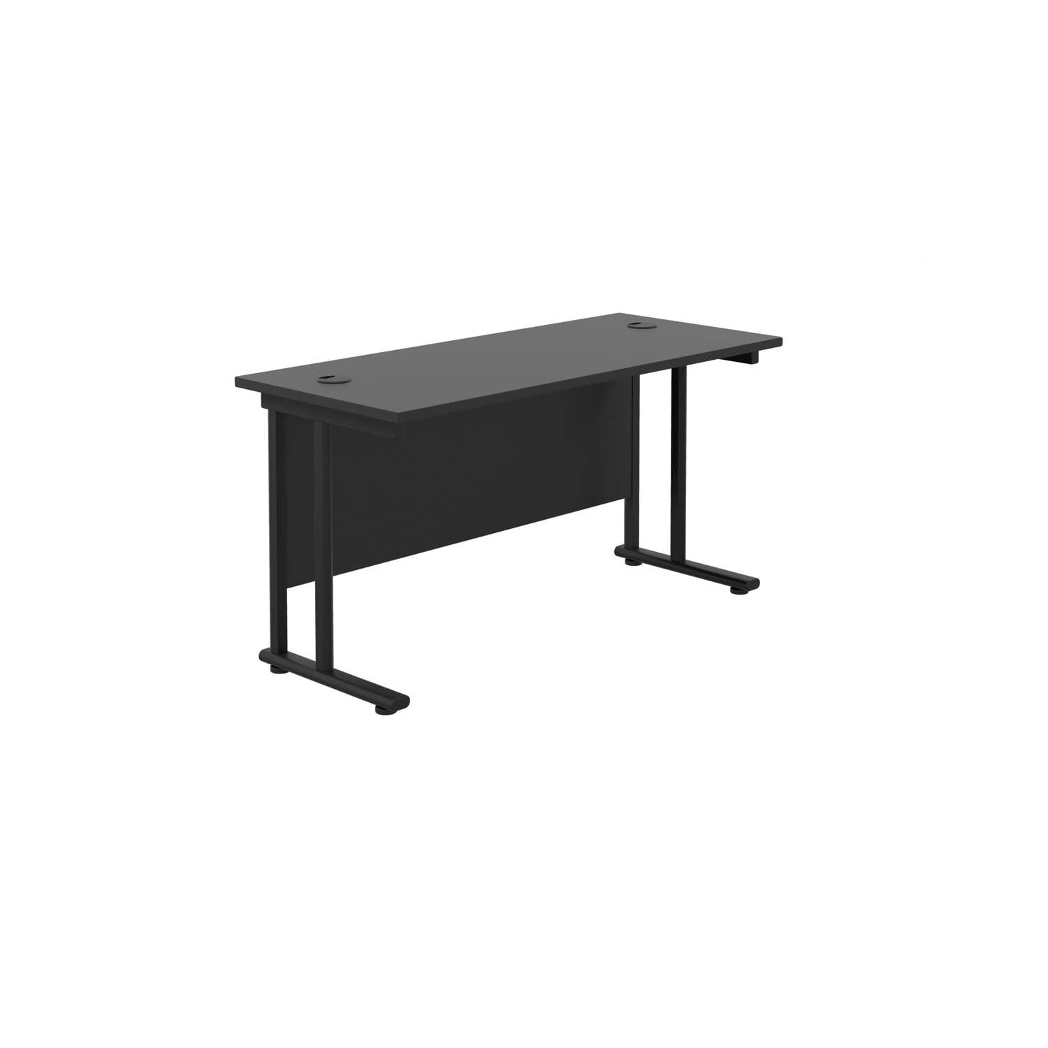 Twin Upright Rectangular Desk: 600mm Deep (FSC)