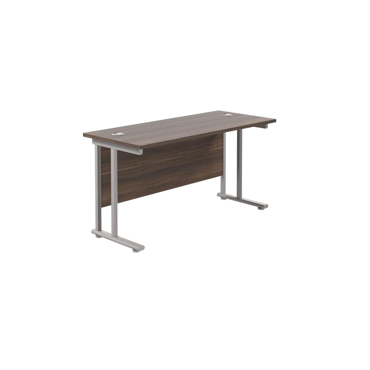 Twin Upright Rectangular Desk: 600mm Deep (FSC)