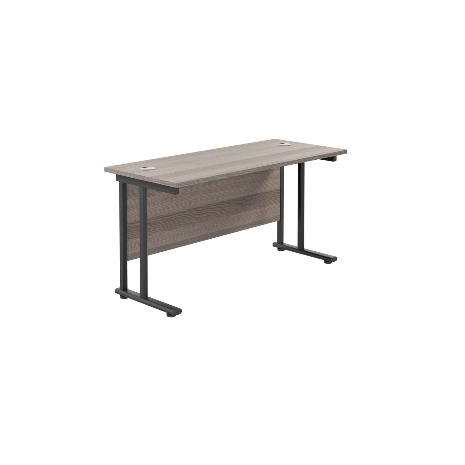 Twin Upright Rectangular Desk: 600mm Deep (FSC)